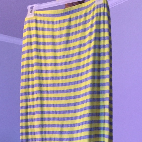 Yellow and Grey Maxi Shirt - Medium - Picture 3 of 4